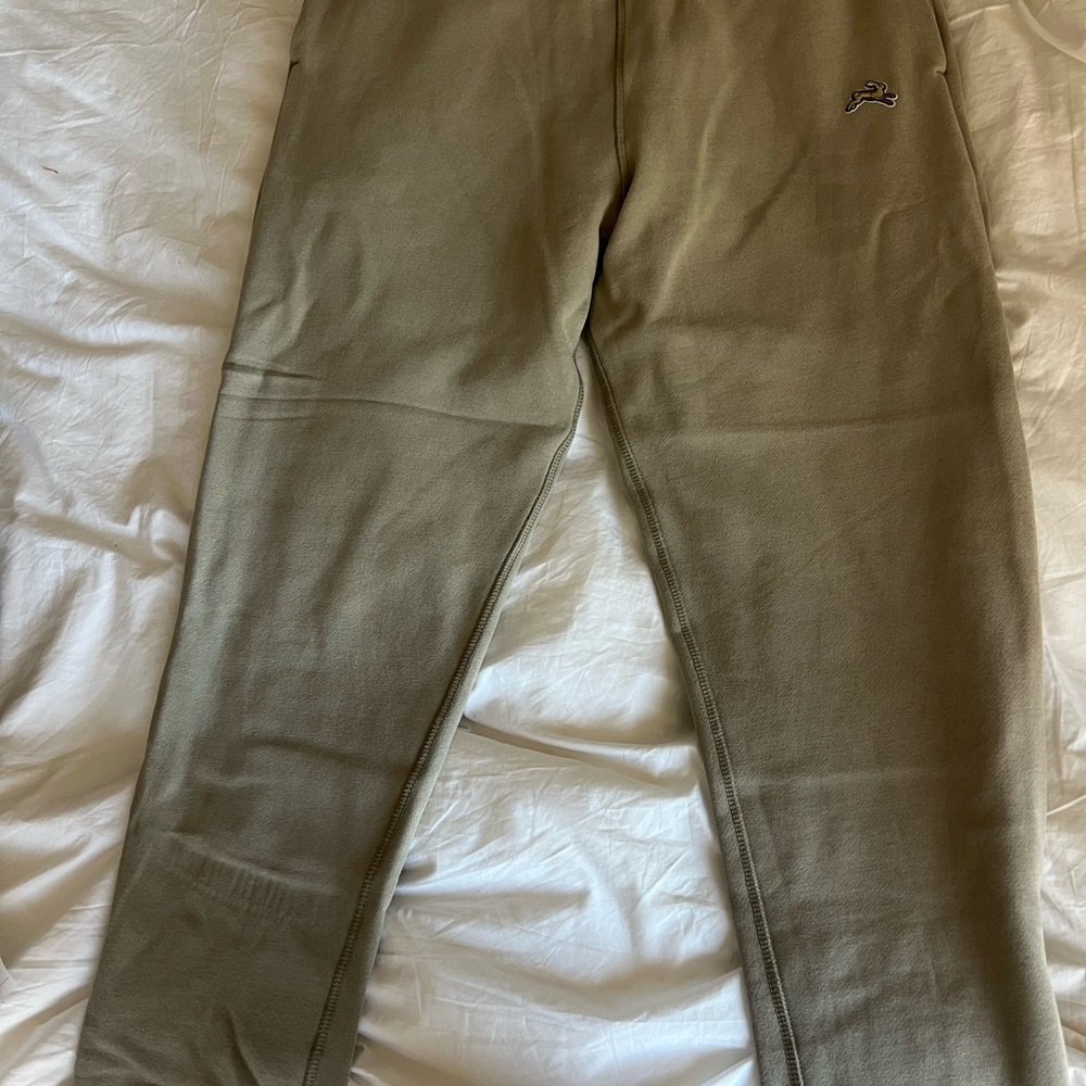 Tracksmith Olive Green Jogger Pants